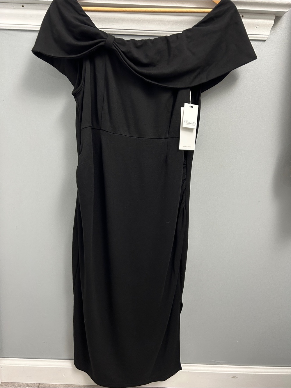 NWT Maacie Black Maternity Dress